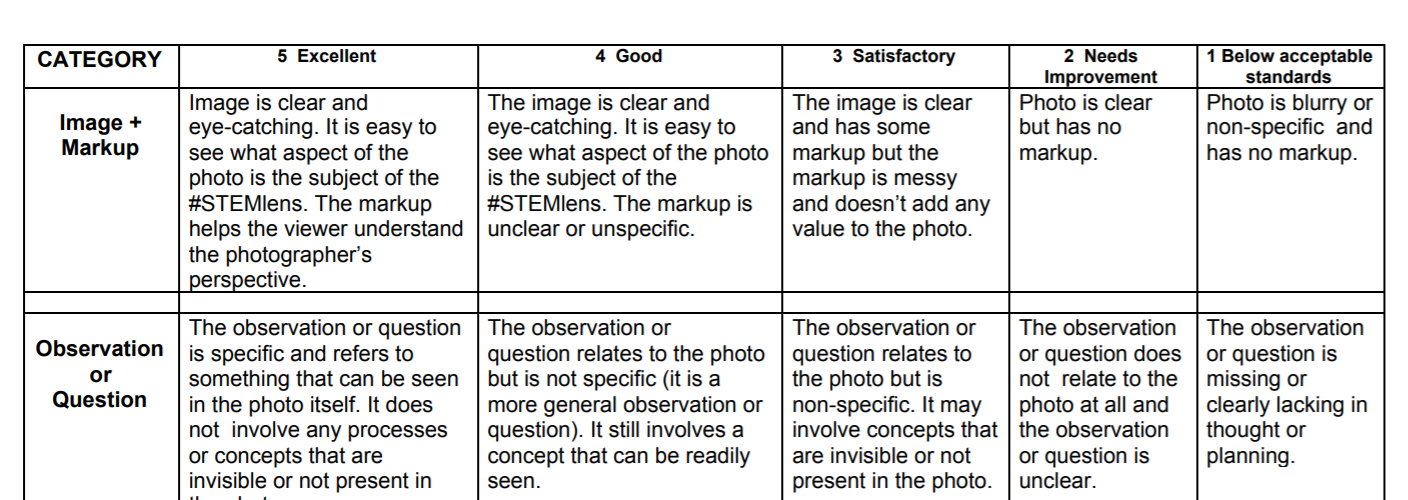 #STEMlens as a Tool for Student Assessment