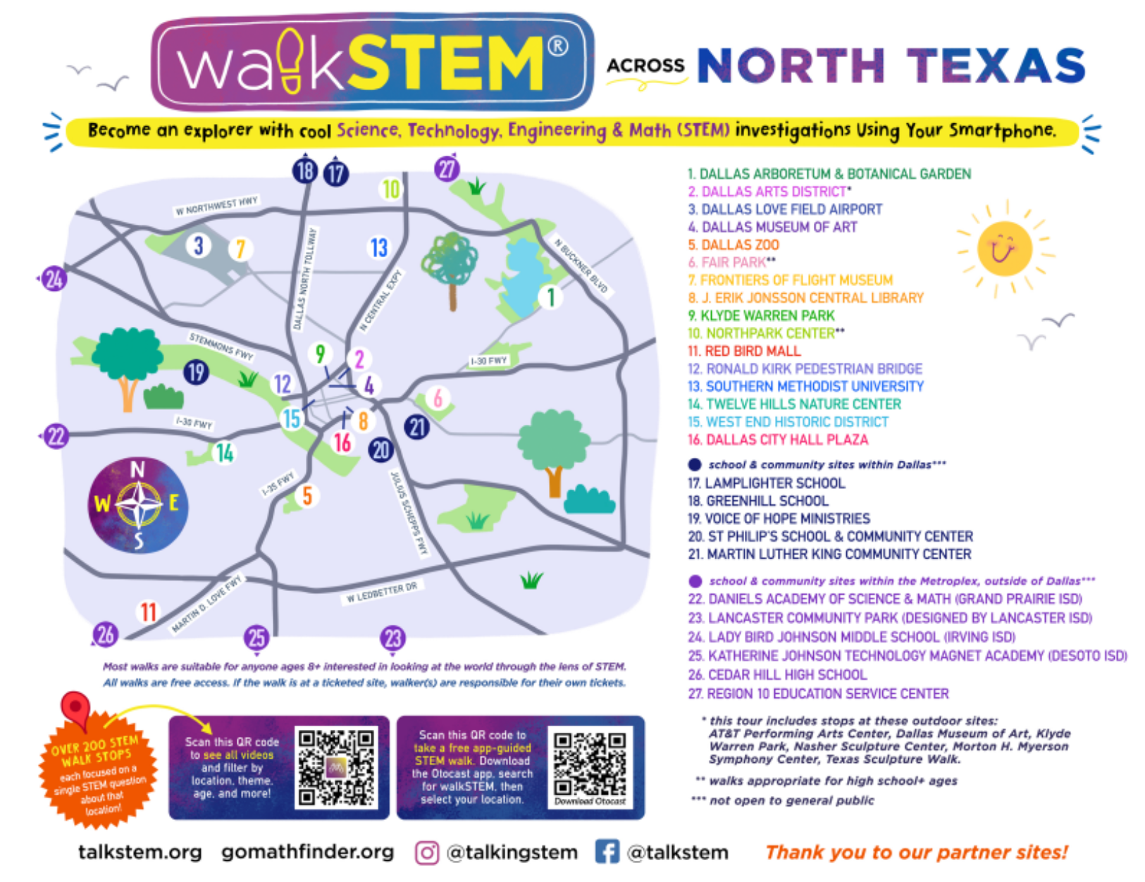 walkSTEM across North Texas